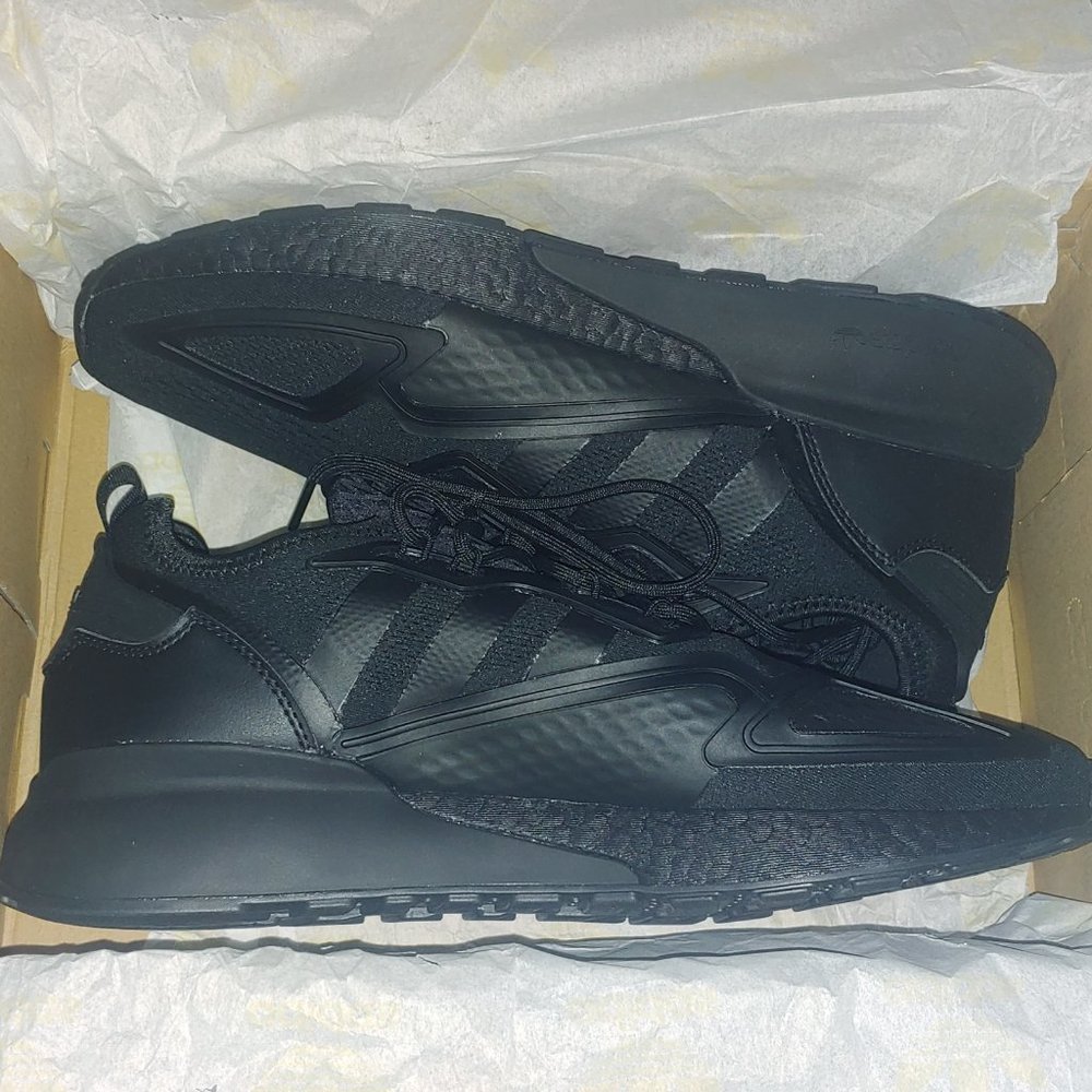 Adidas ZX 2K Boost Triple Black Size 13